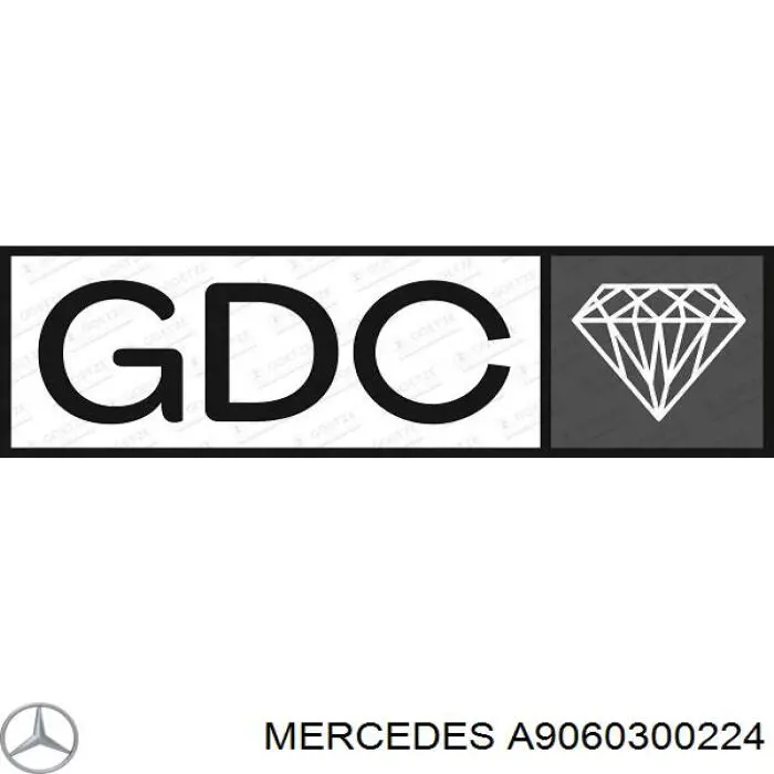 9060300224 Mercedes juego de aros de pistón para 1 cilindro, std