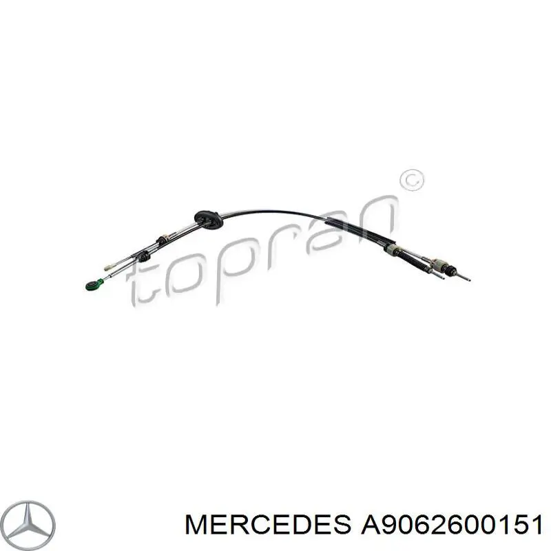 A9062600151 Mercedes cables de accionamiento, caja de cambios