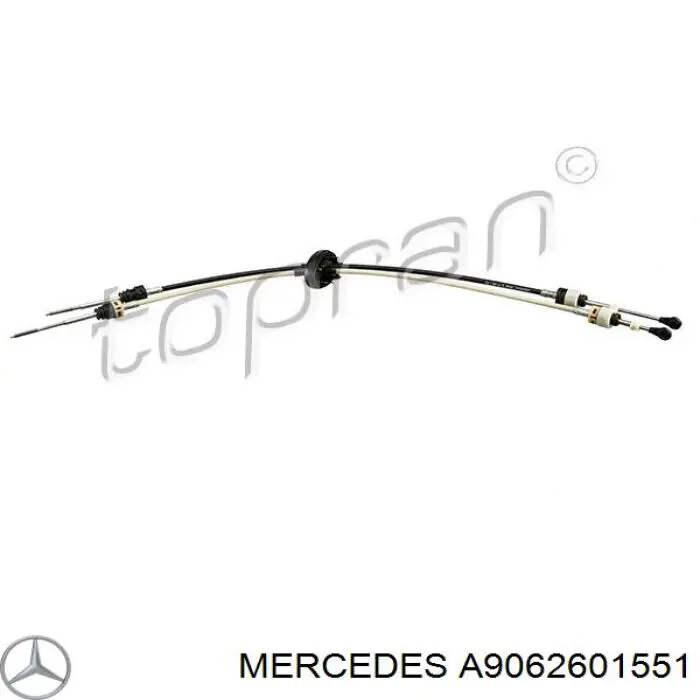 A9062601551 Mercedes cables de caja de cambios