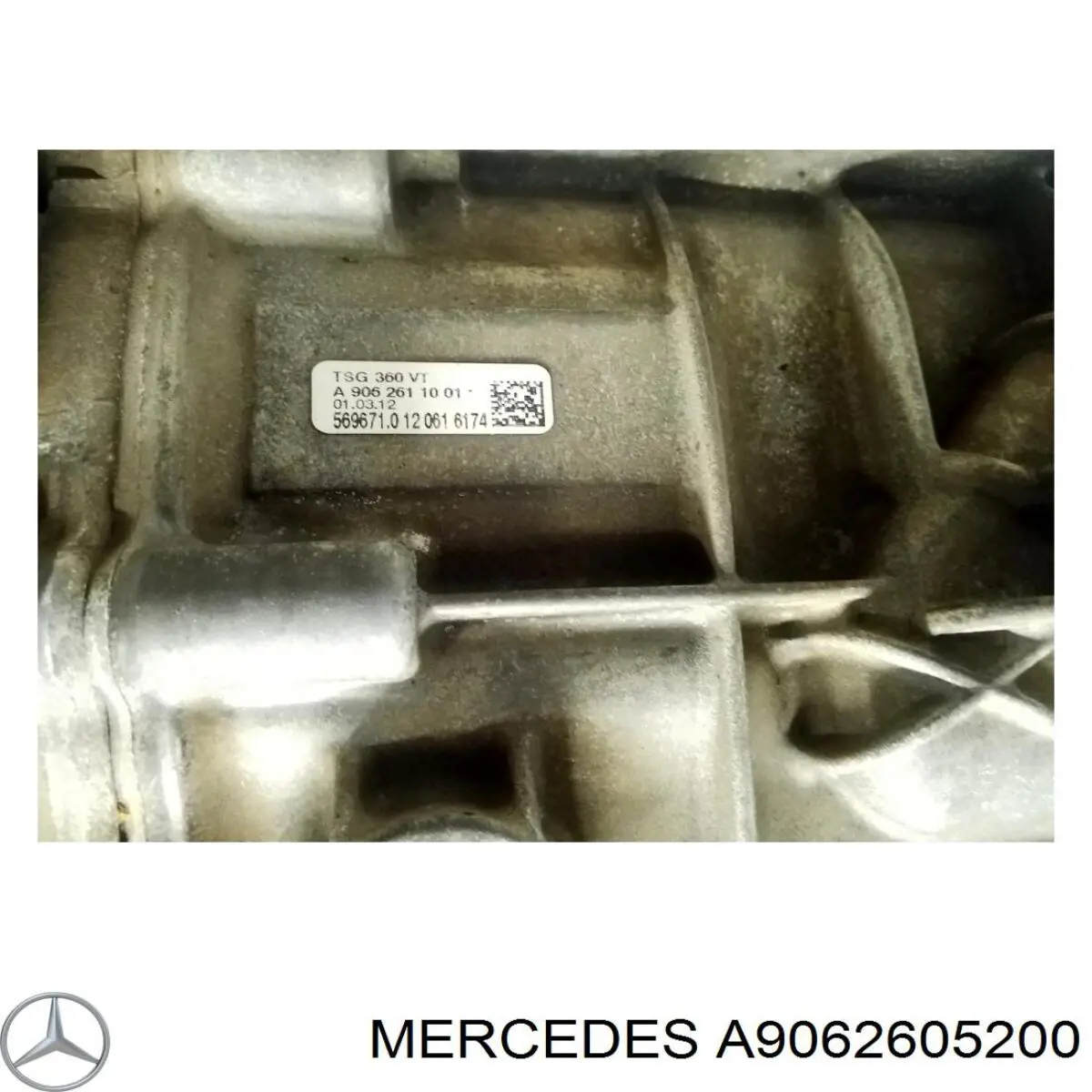 HVW906260520080 Mercedes caja de cambios mecánica, completa