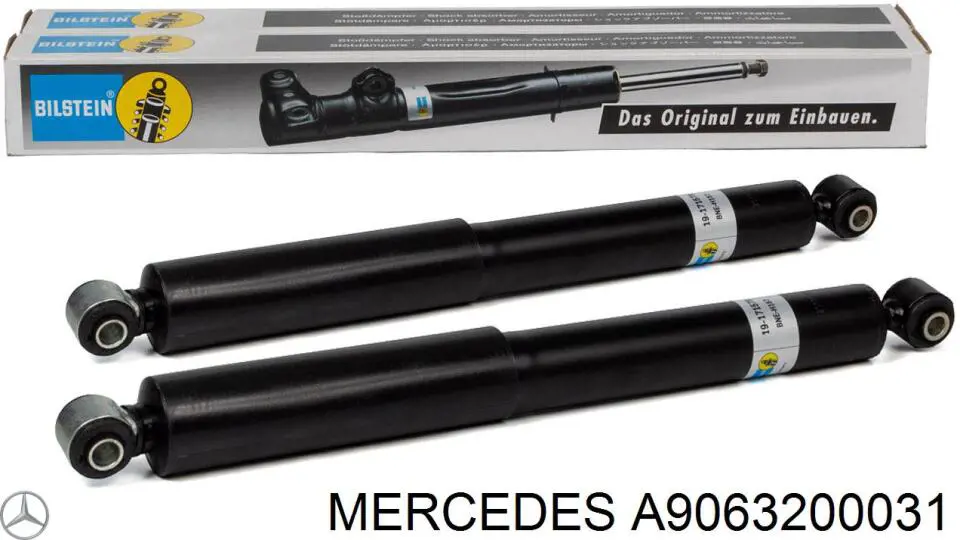 Amortiguador trasero A9063200031 Mercedes