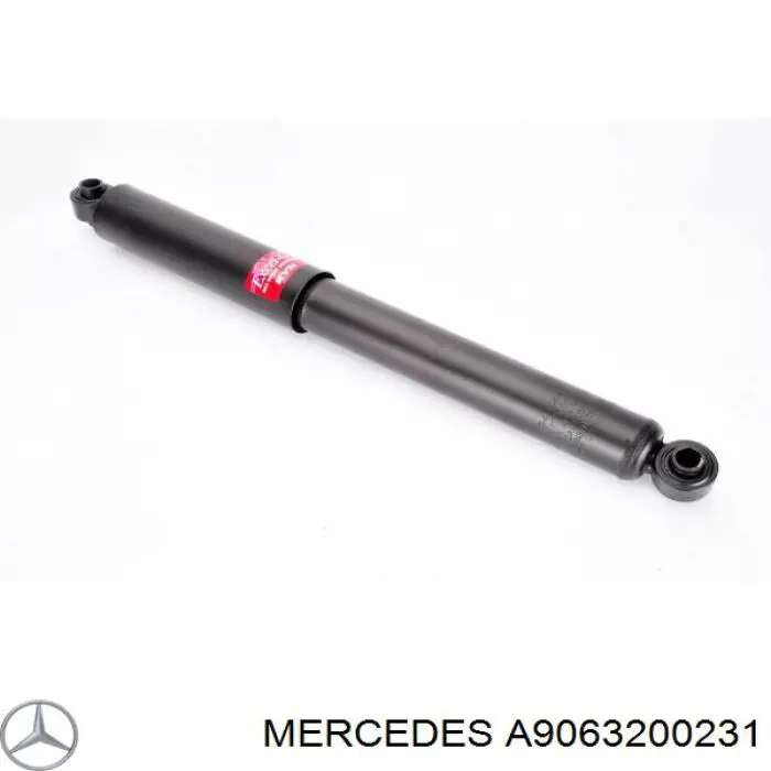 A9063200231 Mercedes amortiguador trasero