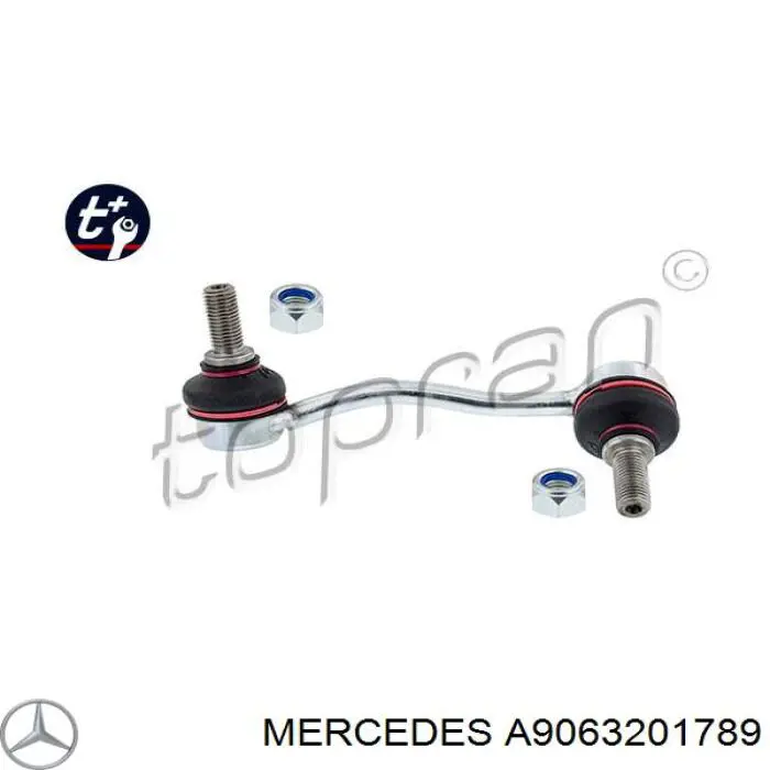 Bieleta estabilizadora delantera izquierda Mercedes A9063201789 precio, desde 15,65 EUR