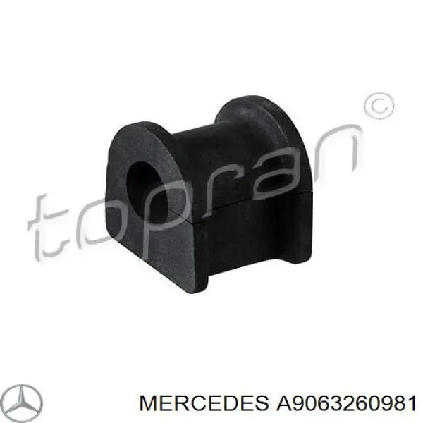 A9063260981 Mercedes casquillo de barra estabilizadora delantera