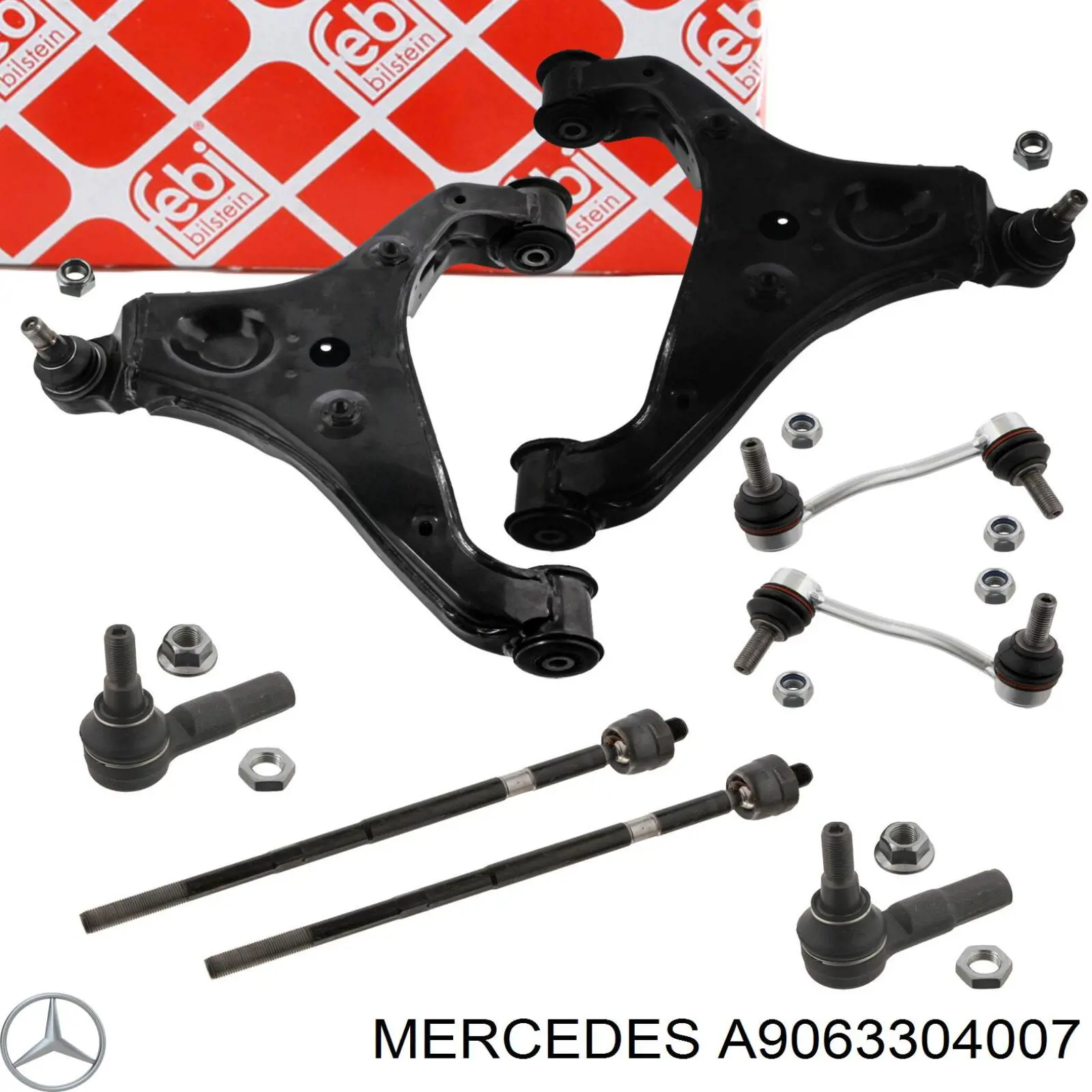 Comprar A9063304007 Mercedes Brazo inferior izquierdo de la suspensión delantera