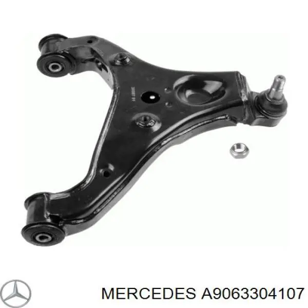 Brazo inferior derecho de la suspensión delantera Mercedes A9063304107 precio, desde 60,98 EUR