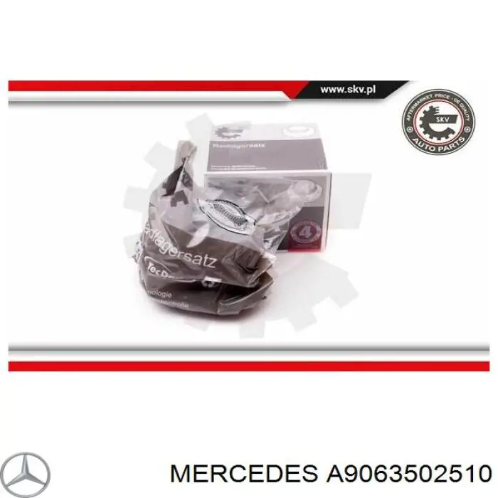 A 906 350 25 10 Mercedes árbol de transmisión trasero derecho