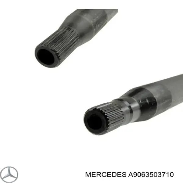 Semieje trasero izquierdo A9063503710 Mercedes