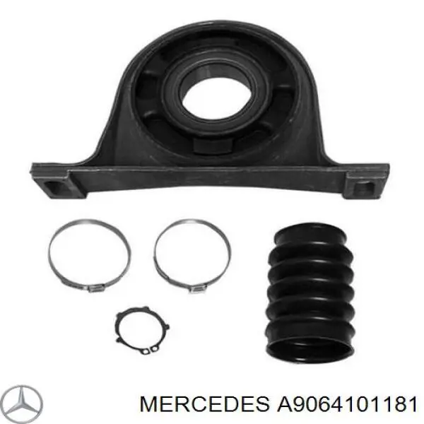 Rodamiento central del eje de transmisión Mercedes A9064101181 precio, desde 68,57 EUR