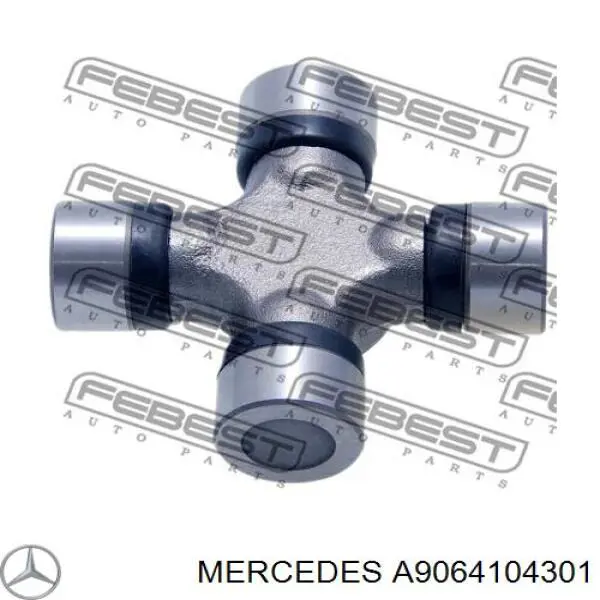 A906410430180 Mercedes árbol cardán, eje delantero