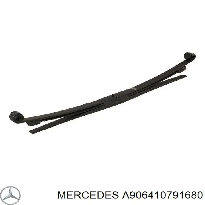 A906410791680 Mercedes árbol cardán trasero, parte trasera