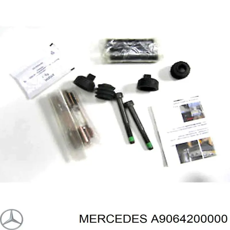 A0004200250 Mercedes juego de reparación, pinza de freno delantero