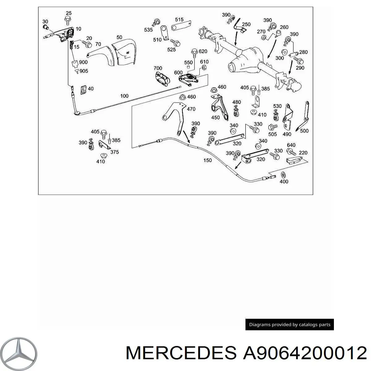 Palanca de freno de mano Mercedes 906420021264 precio, desde 81,31 EUR