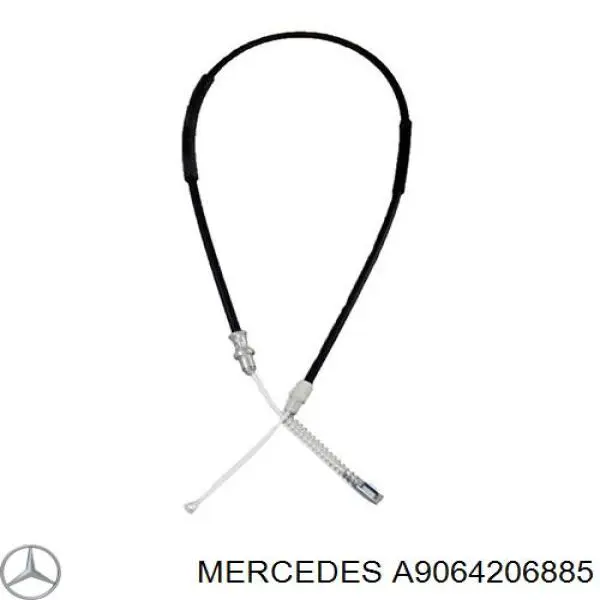 Cable de freno de mano trasero derecho/izquierdo Mercedes A9064206885 precio, desde 14,53 EUR