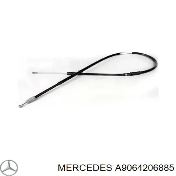 A9064206885 Mercedes cable de freno de mano trasero derecho/izquierdo