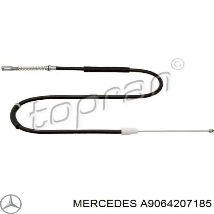 A9064207185 Mercedes cable de freno de mano trasero derecho/izquierdo