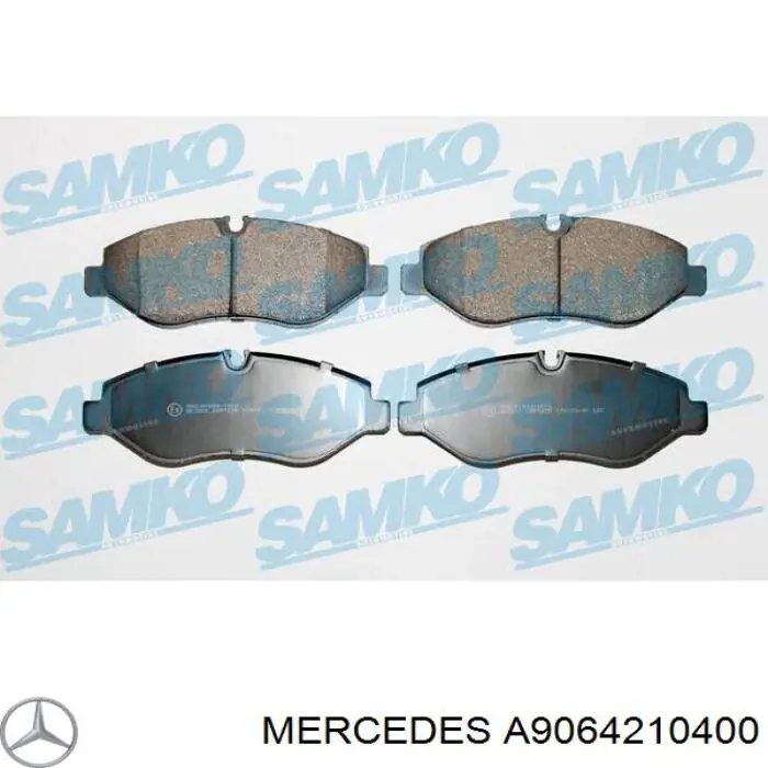 Pastillas freno delanteras Mercedes A9064210400 precio, desde 26,41 EUR
