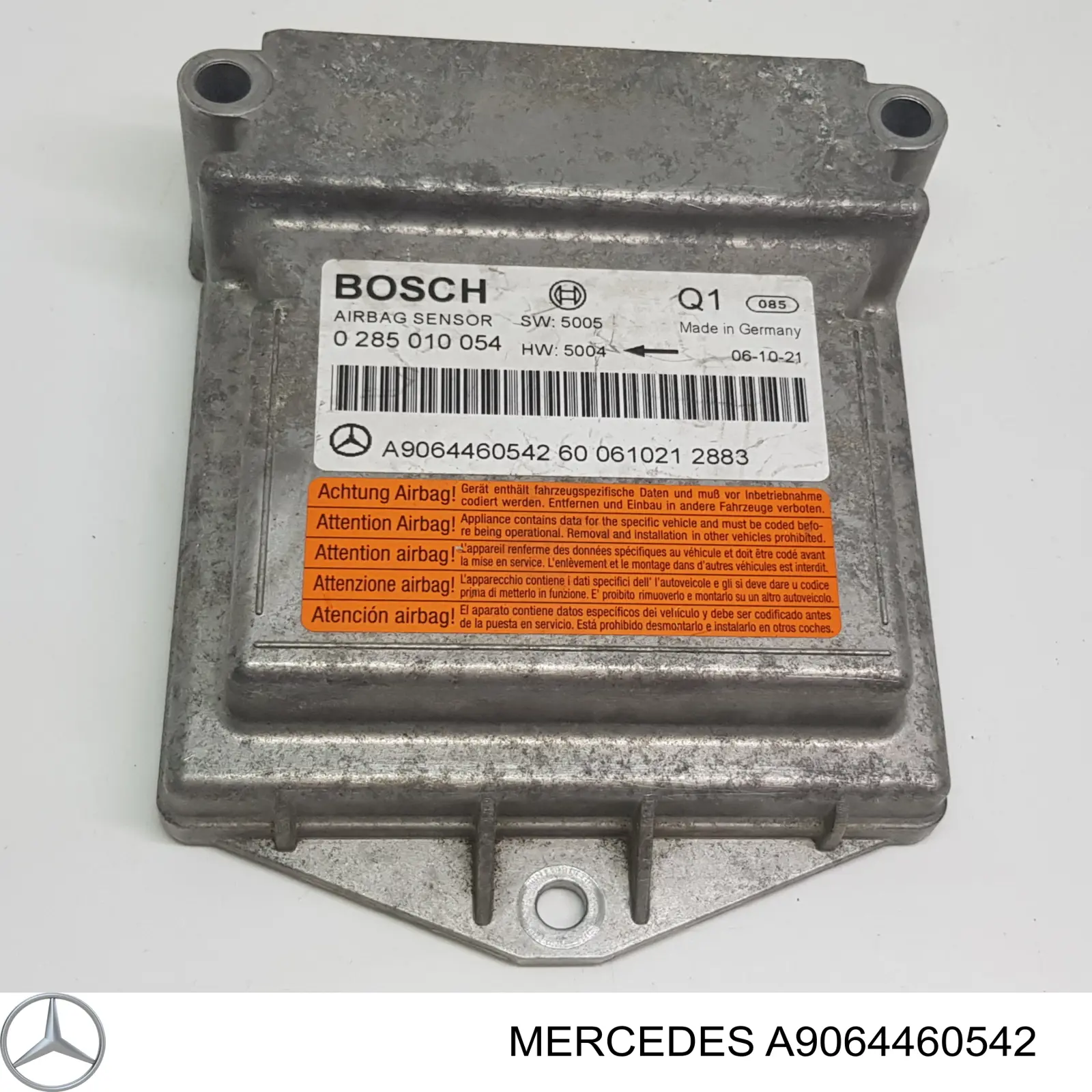A9064460542 Mercedes procesador del modulo de control de airbag