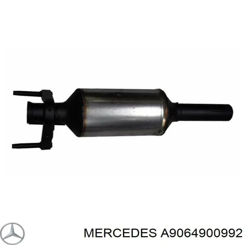 A906490099280 Mercedes filtro hollín/partículas, sistema escape