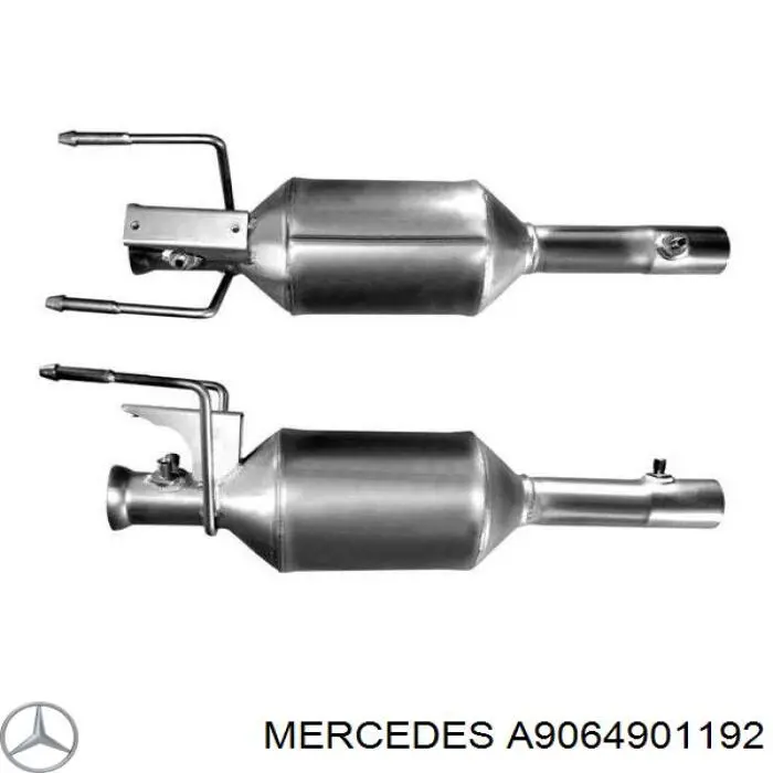 A906490119280 Mercedes filtro hollín/partículas, sistema escape