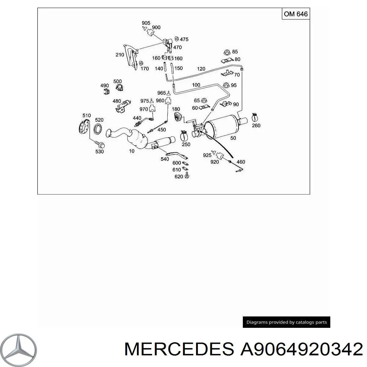  Mercedes A9064920342 precio, desde 32,55 EUR