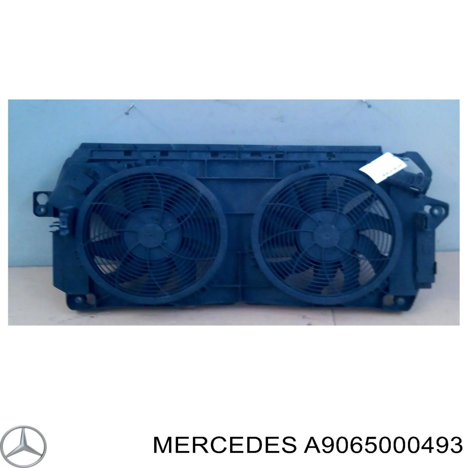 A9065000493 Mercedes rodete ventilador, refrigeración de motor