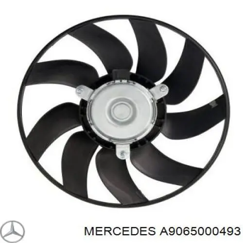 Ventilador del radiador Mercedes A9065000493 precio, desde 104,91 EUR
