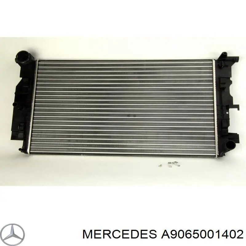 A9065001402 Mercedes radiador refrigeración del motor