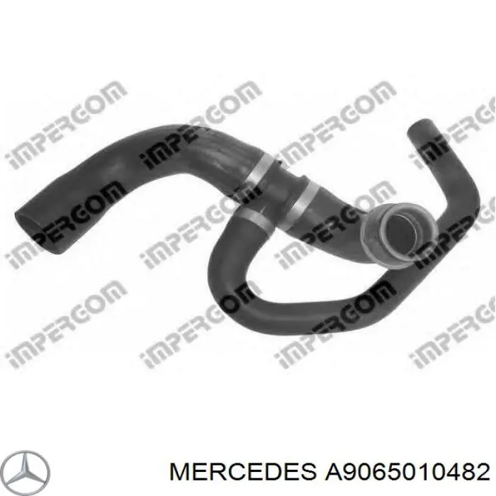 Manguera inferior del radiador Mercedes A9065010482 precio, desde 31,30 EUR
