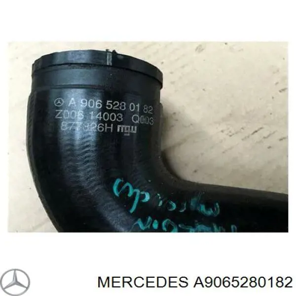 A9065280182 Mercedes tubo flexible de aire de sobrealimentación izquierdo
