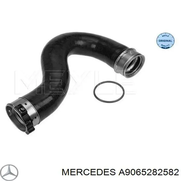 A9065282582 Mercedes tubo flexible de aire de sobrealimentación izquierdo