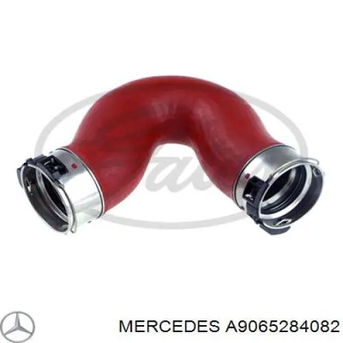 A9065284082 Mercedes tubo flexible de aire de sobrealimentación derecho