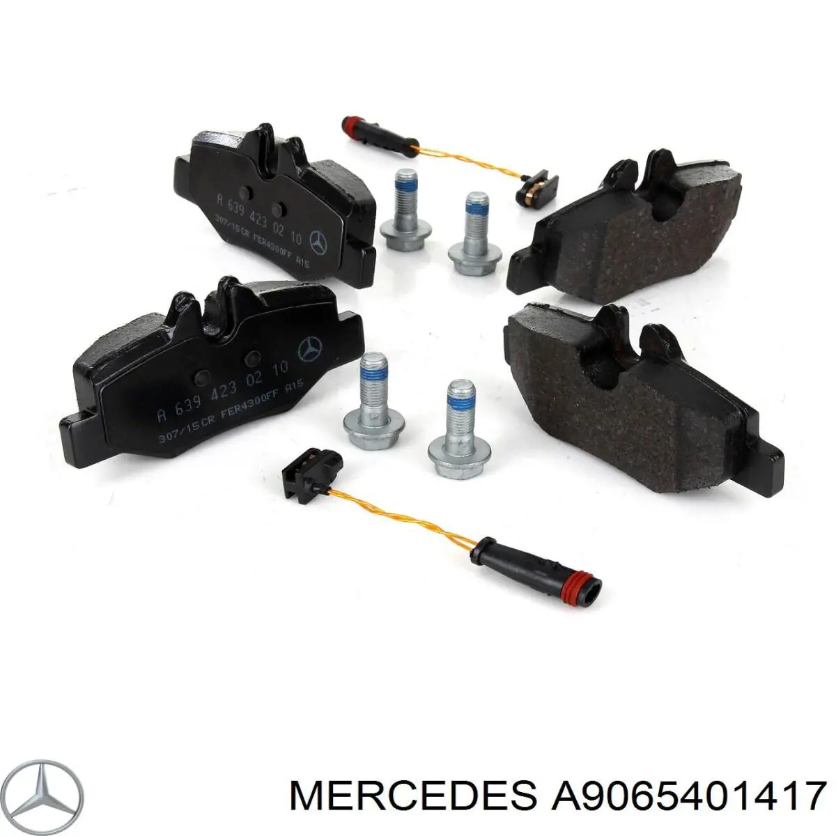 A9065401417 Mercedes Sensor de desgaste de las pastillas de freno delanteras