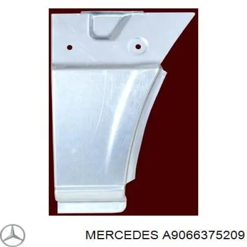 Repuesto de arco de rueda Trasero Izquierdo para Mercedes Sprinter (906)