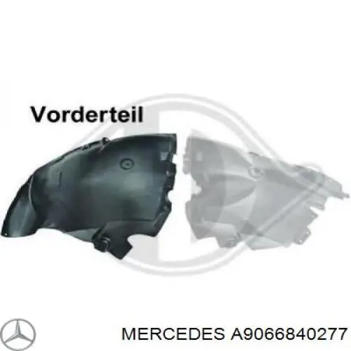 Comprar A9066840277 Mercedes Guardalodos delantero izquierdo