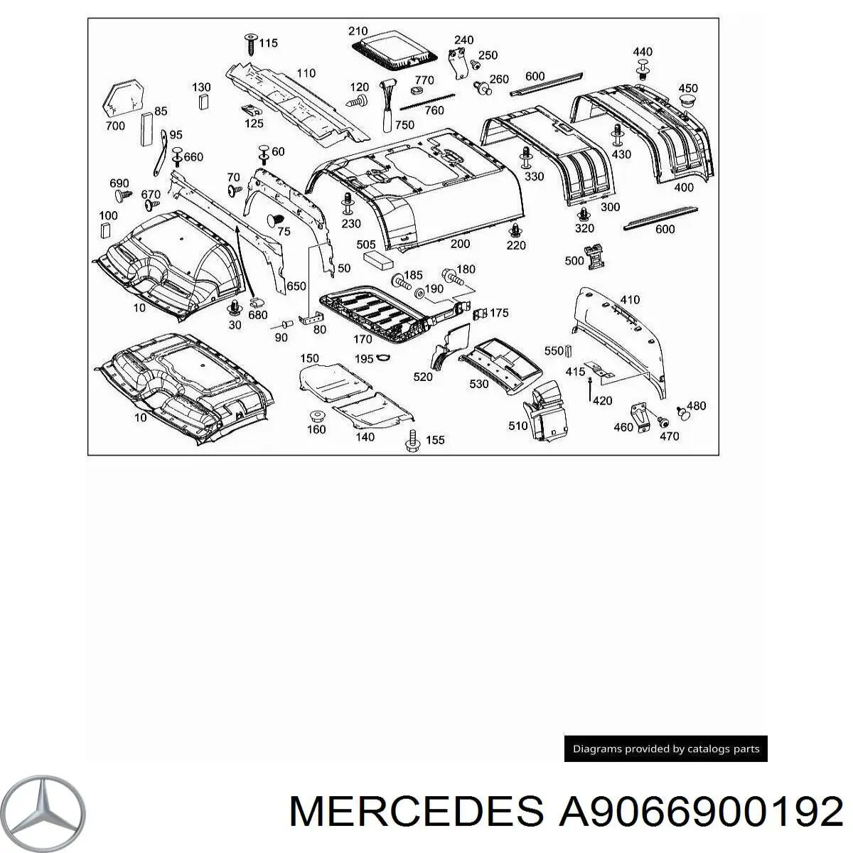 Comprar A90669001927J69 Mercedes 
