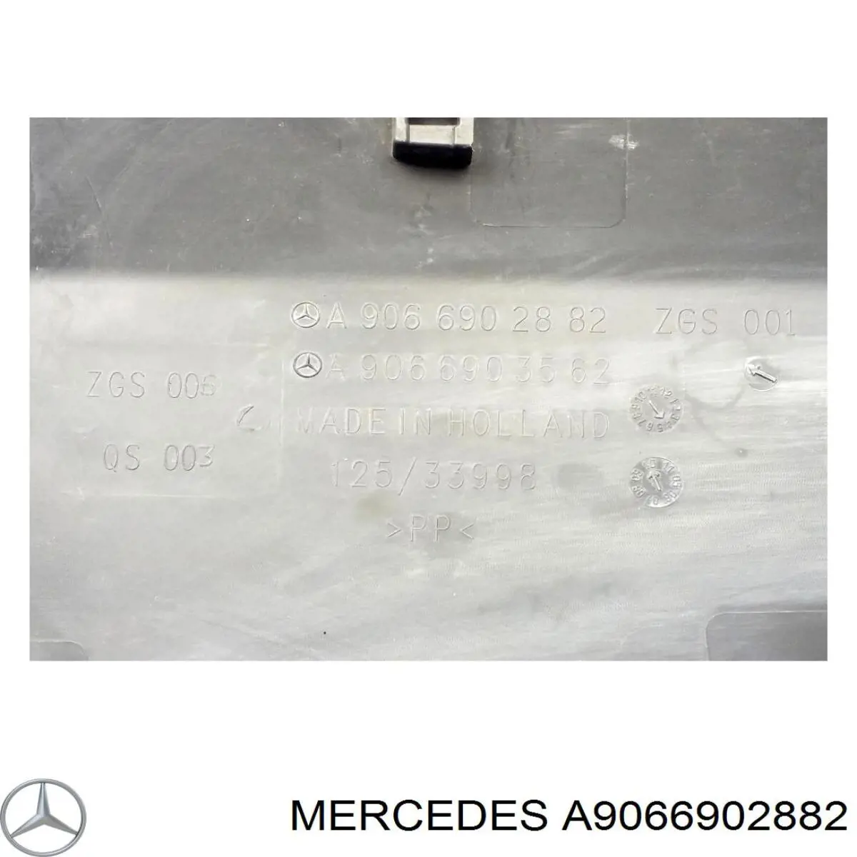 Comprar A9066902882 Mercedes Moldura de salpicadera trasera derecha
