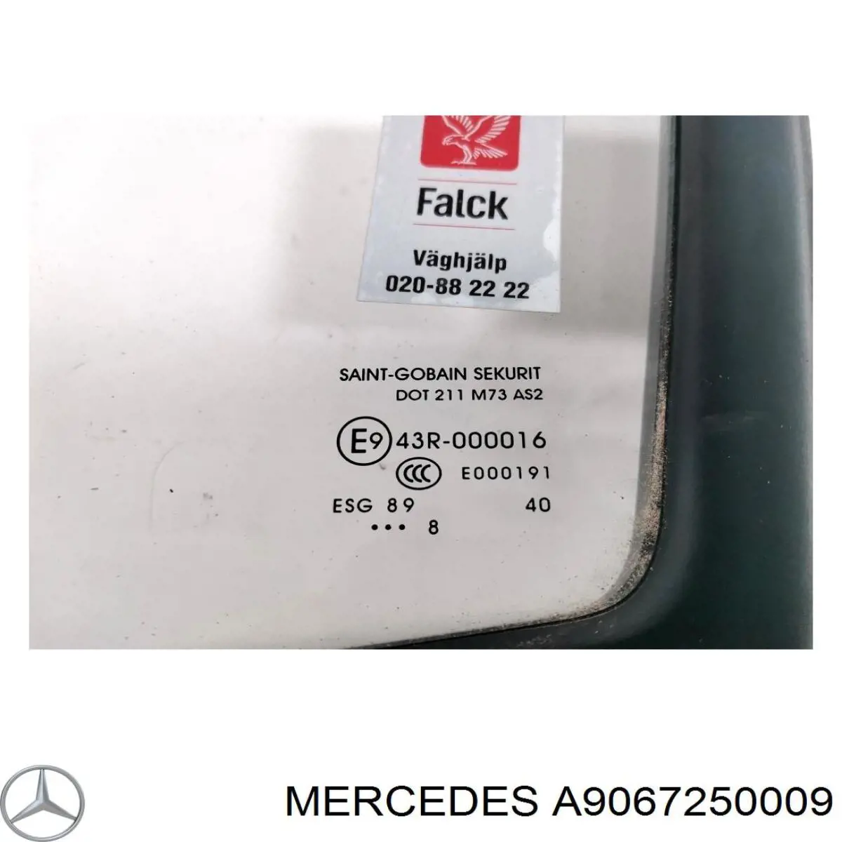 Cristal de ventilación puerta delantera izquierda Mercedes A9067250009 precio, desde 24,17 EUR