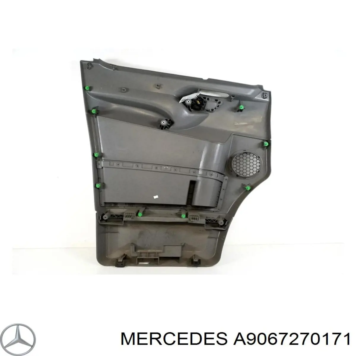 A9067270171 Mercedes guarnecido de puerta delantera derecha