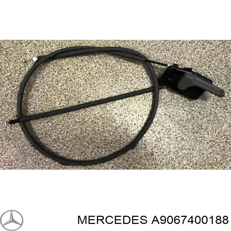 A9067400188 Mercedes Manija interior izquierda de puerta trasera batiente