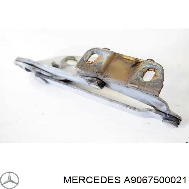 A9067500021 Mercedes bisagra, capó del motor izquierda