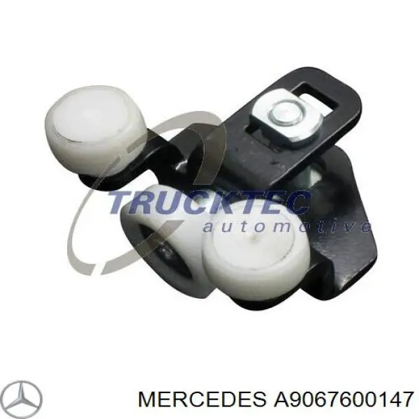 Guía rodillo, puerta corrediza, derecho superior Mercedes A9067600147