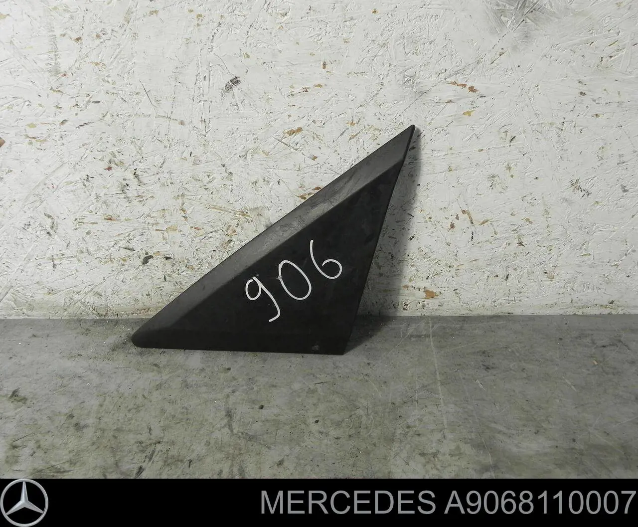 9068110007 Mercedes cubierta de espejo retrovisor izquierdo