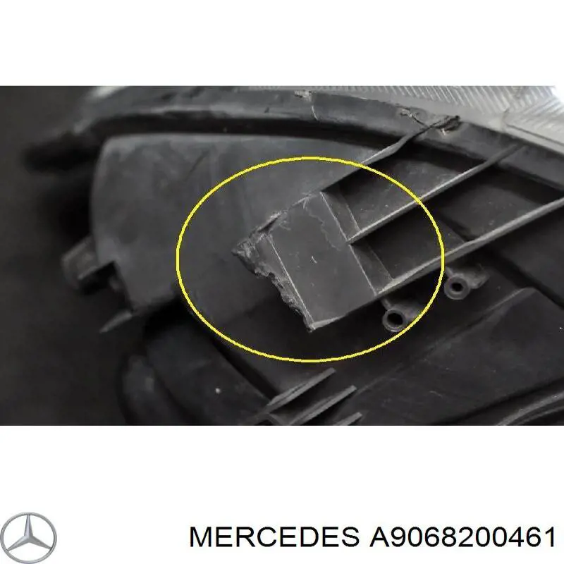A9068200461 Mercedes Luz derecha