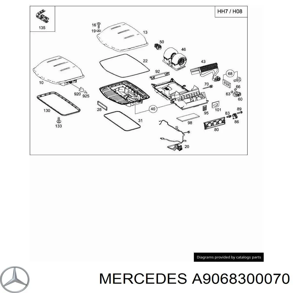 9068300070 Mercedes