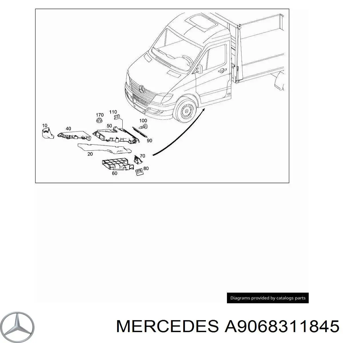 A9068311845 Mercedes