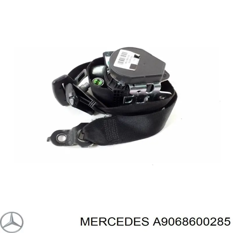Cinturón de seguridad delantero derecho A9068600285 Mercedes