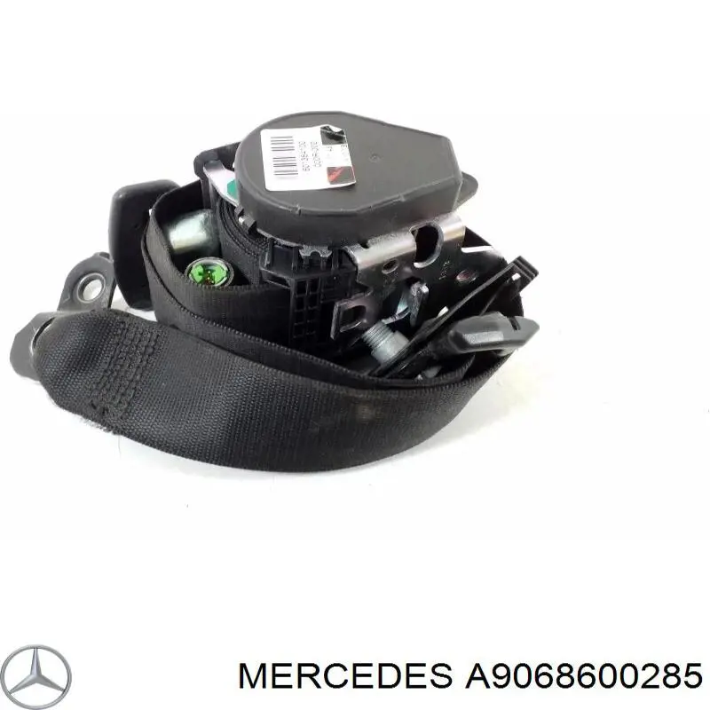 A9068600285 Mercedes Cinturón de seguridad delantero derecho