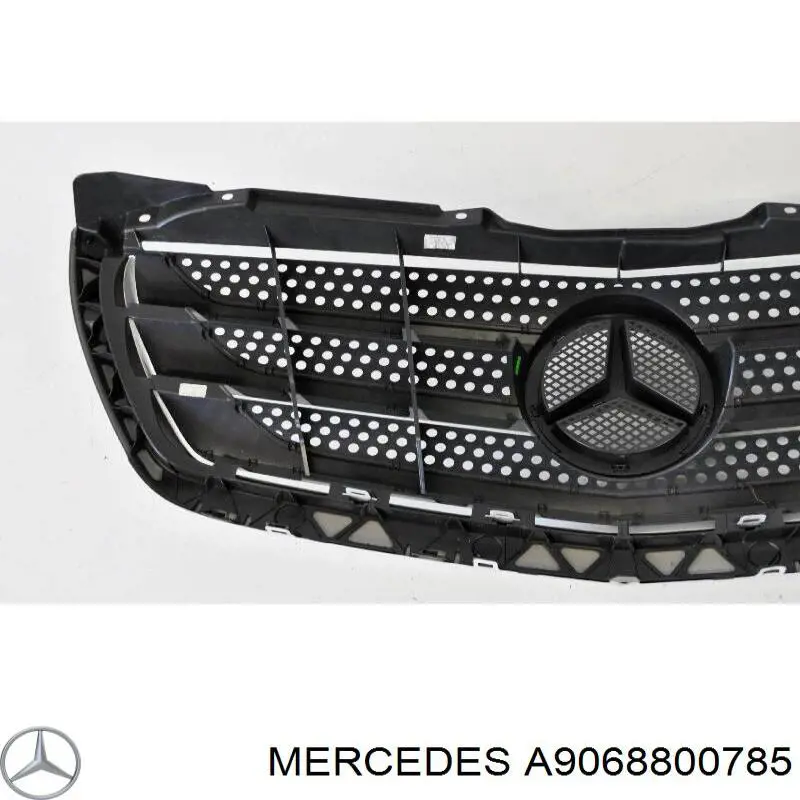 A90688007859051 Mercedes rejilla de radiador