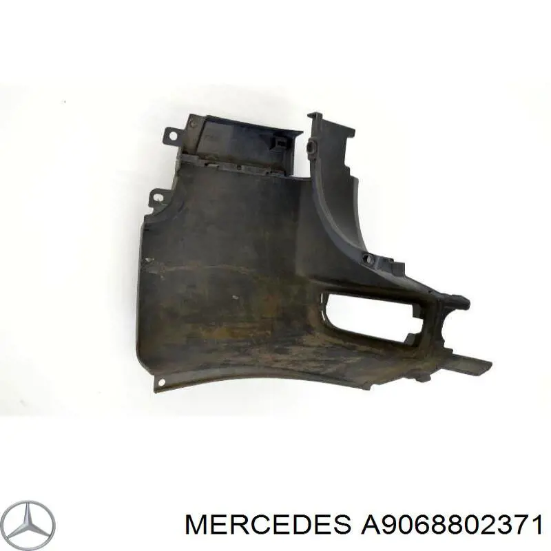Parachoques trasero, parte derecha A9068802371 Mercedes